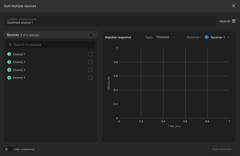 Sum multiple sources