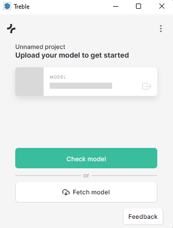 Plugin with Check model button