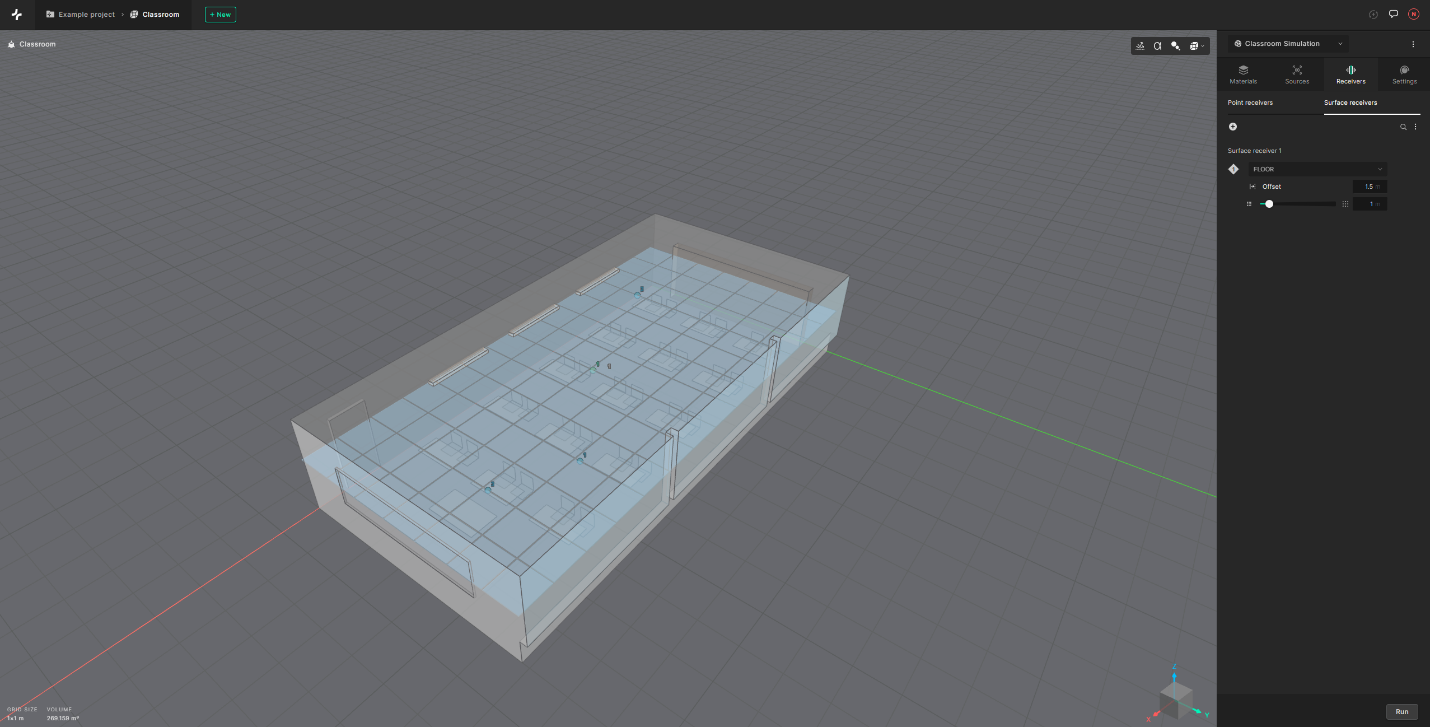 Editor - Surface receiver added