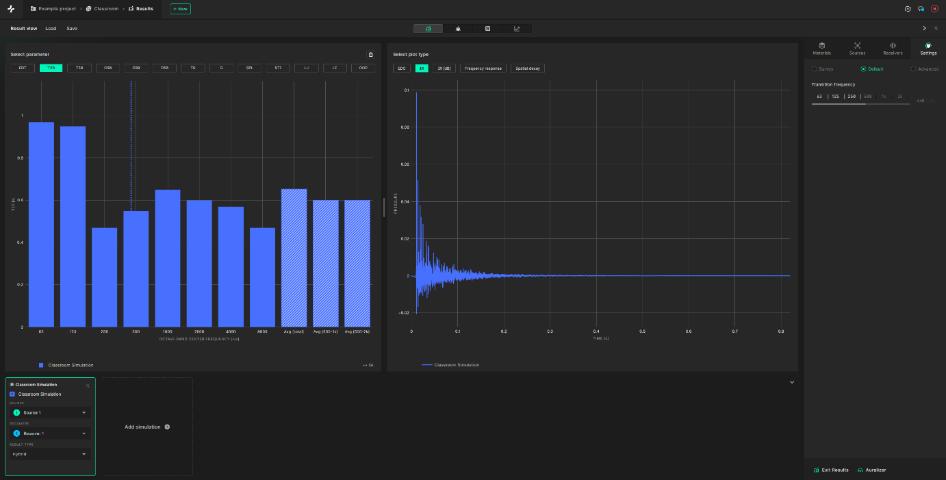 Results view - Report view