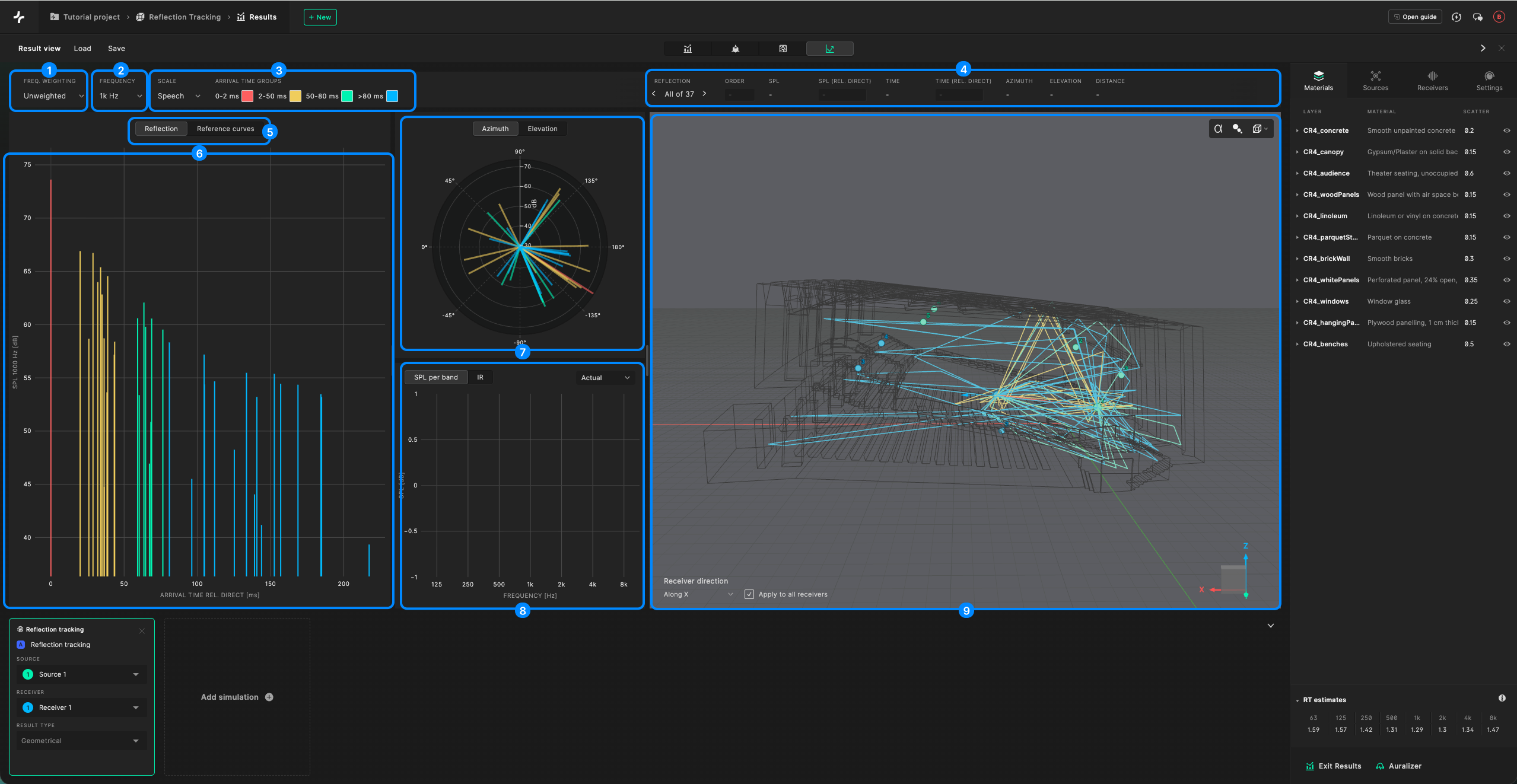 Reflection tracking