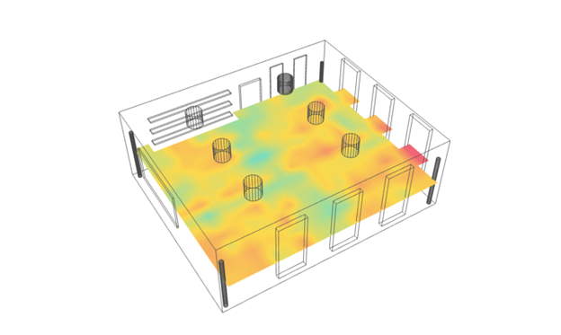 Restaurant space overview