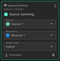 Source and receiver selector