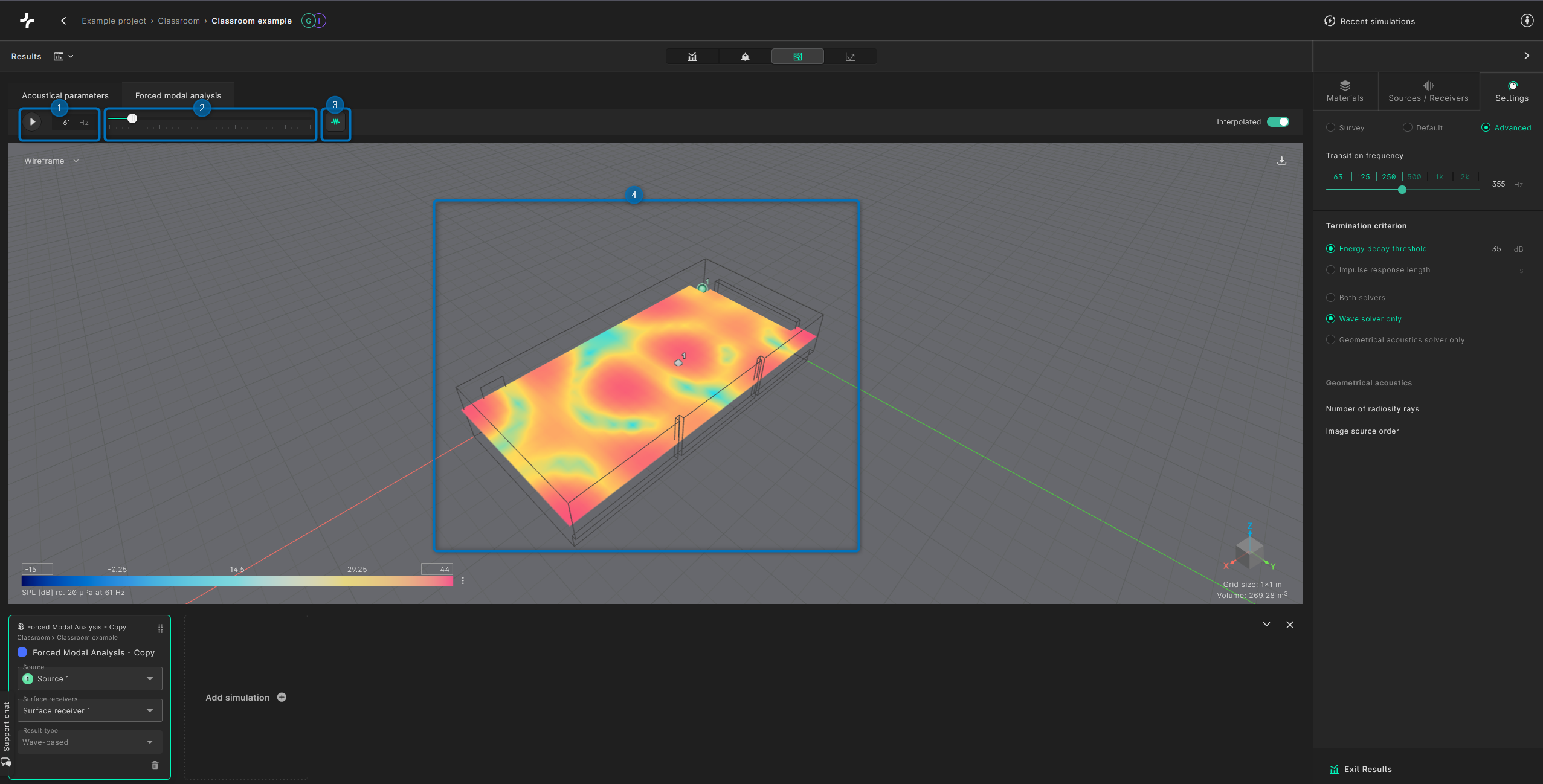 Forced Modal Analysis View