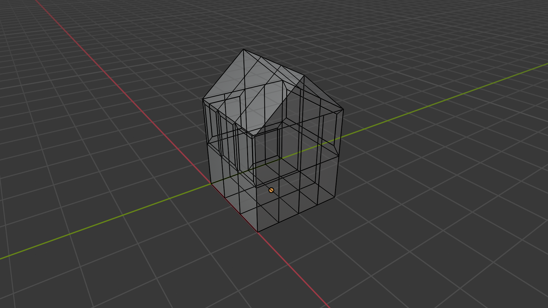 Example geometry in Blender.