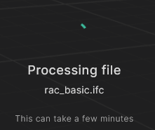 Processing file spinner