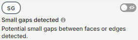 Short gaps tip