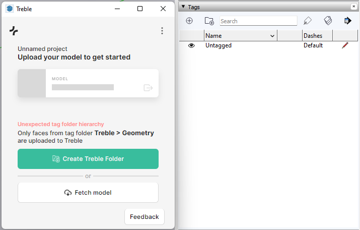 Treble folder